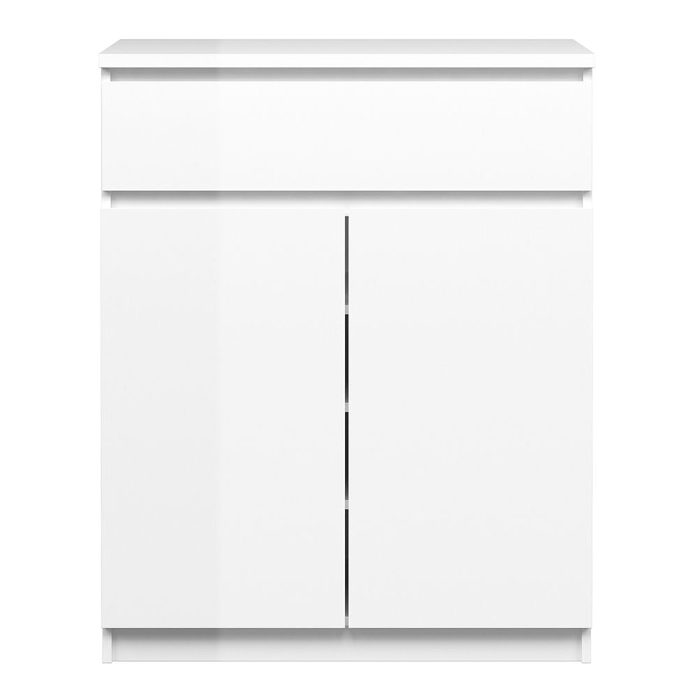 Naia Sideboard - 1 Drawer 2 Doors in White High Gloss