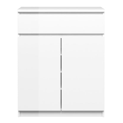 Naia Sideboard - 1 Drawer 2 Doors in White High Gloss