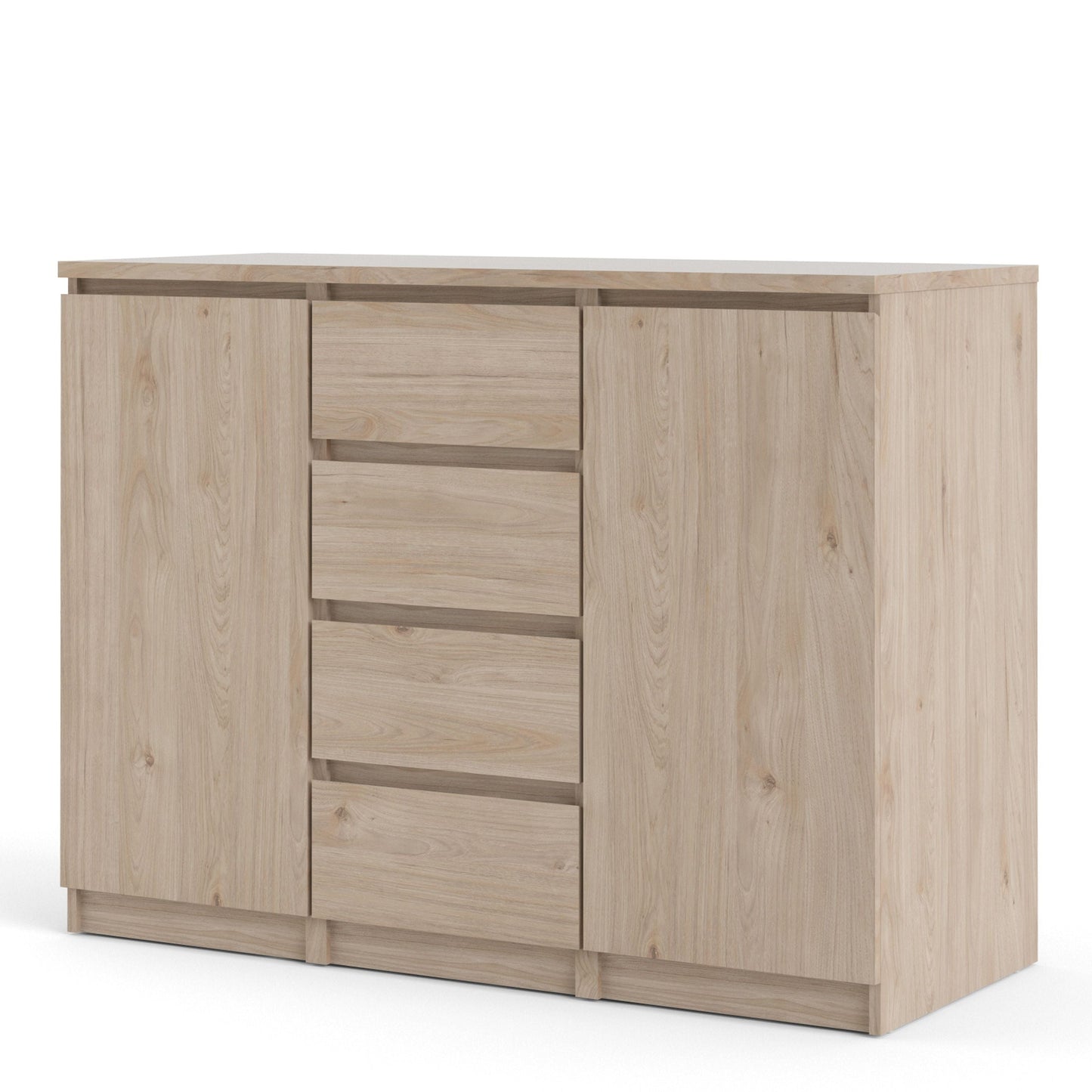 Naia Sideboard  4 Drawers 2 Doors in Jackson Hickory Oak