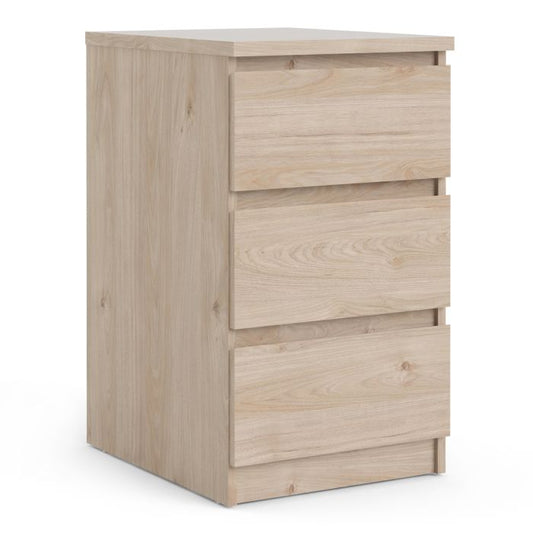 Naia Bedside 3 Drawers in Jackson Hickory Oak