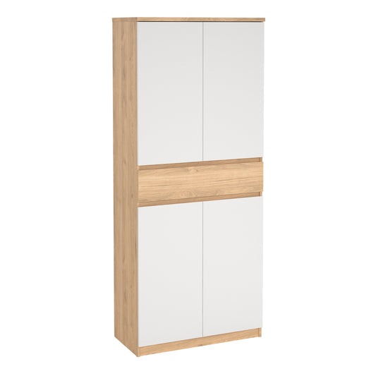 Naia Shoe Cabinet with 4 Doors + 1 Drawer