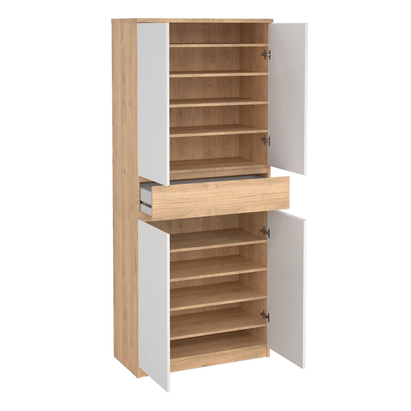 Naia Shoe Cabinet with 4 Doors + 1 Drawer