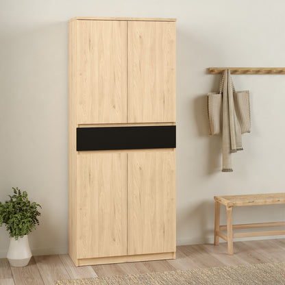 Naia Shoe Cabinet with 4 Doors + 1 Drawer