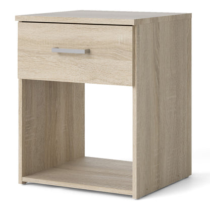 Space Bedside 1 Drawer in Oak