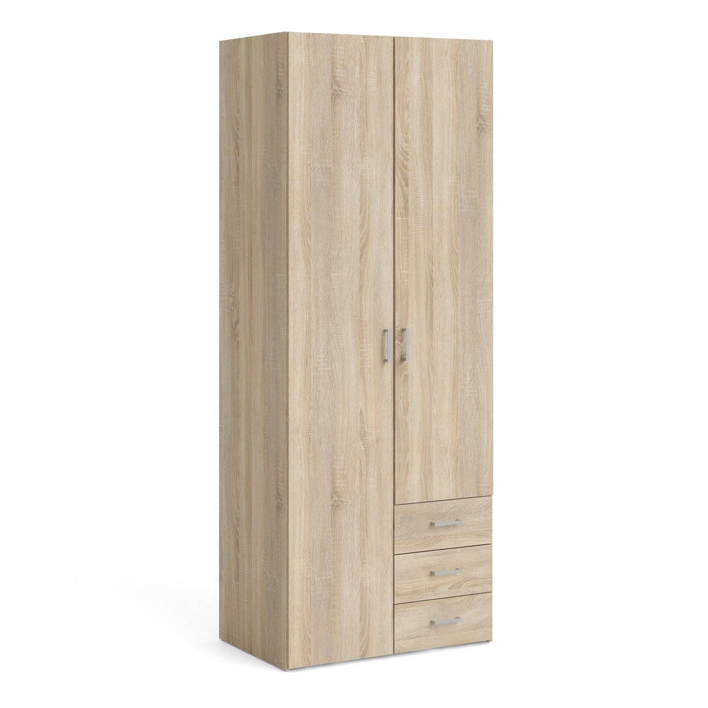 Space Wardrobe - 2 Doors 3 Drawers in Oak 2000