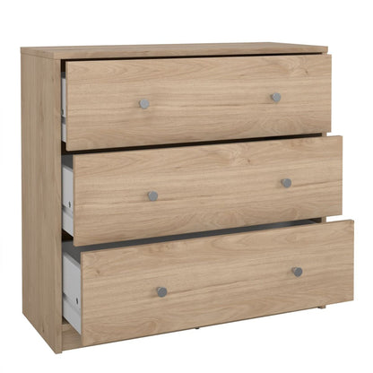 May Chest of 3 Drawers in Jackson Hickory Oak