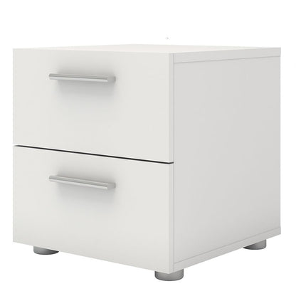 Pepe Bedside 2 Drawers in White