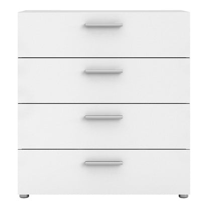 Pepe Chest of 4 Drawers in White