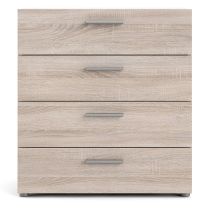 Pepe Chest of 4 Drawers in Truffle Oak