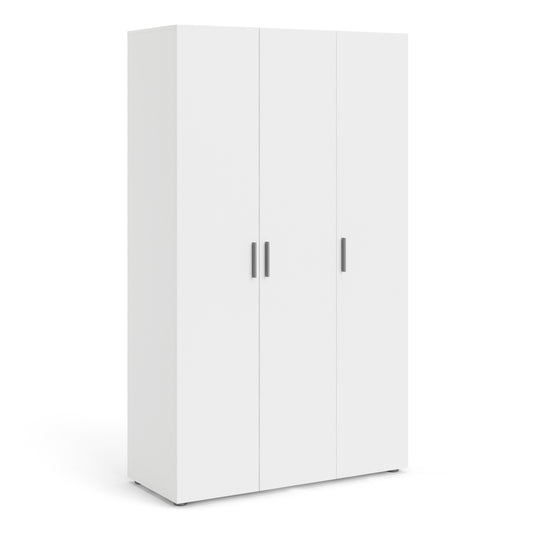 Pepe Wardrobe with 3 doors in White