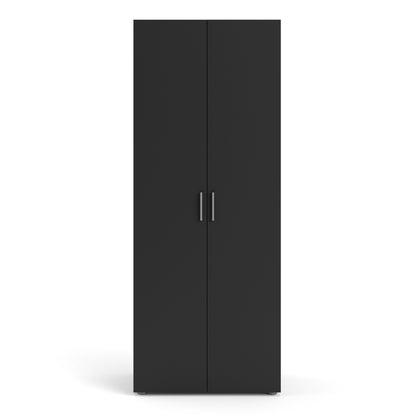 Pepe Wardrobe with 2 doors in Black