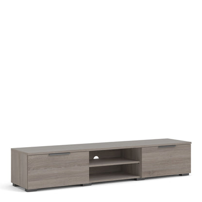 Match TV Unit 2 Drawers 2 Shelf in Truffle Oak