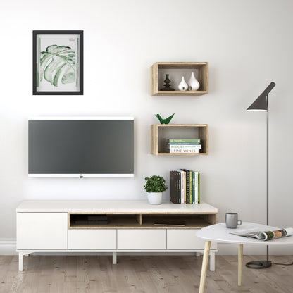 Wall Shelf Unit in Oak