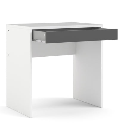 Function Plus Desk White Grey