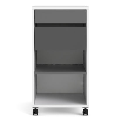 Function Plus Mobile file cabinet 2 drawers + 1 shelf