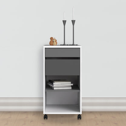 Function Plus Mobile file cabinet 2 drawers + 1 shelf