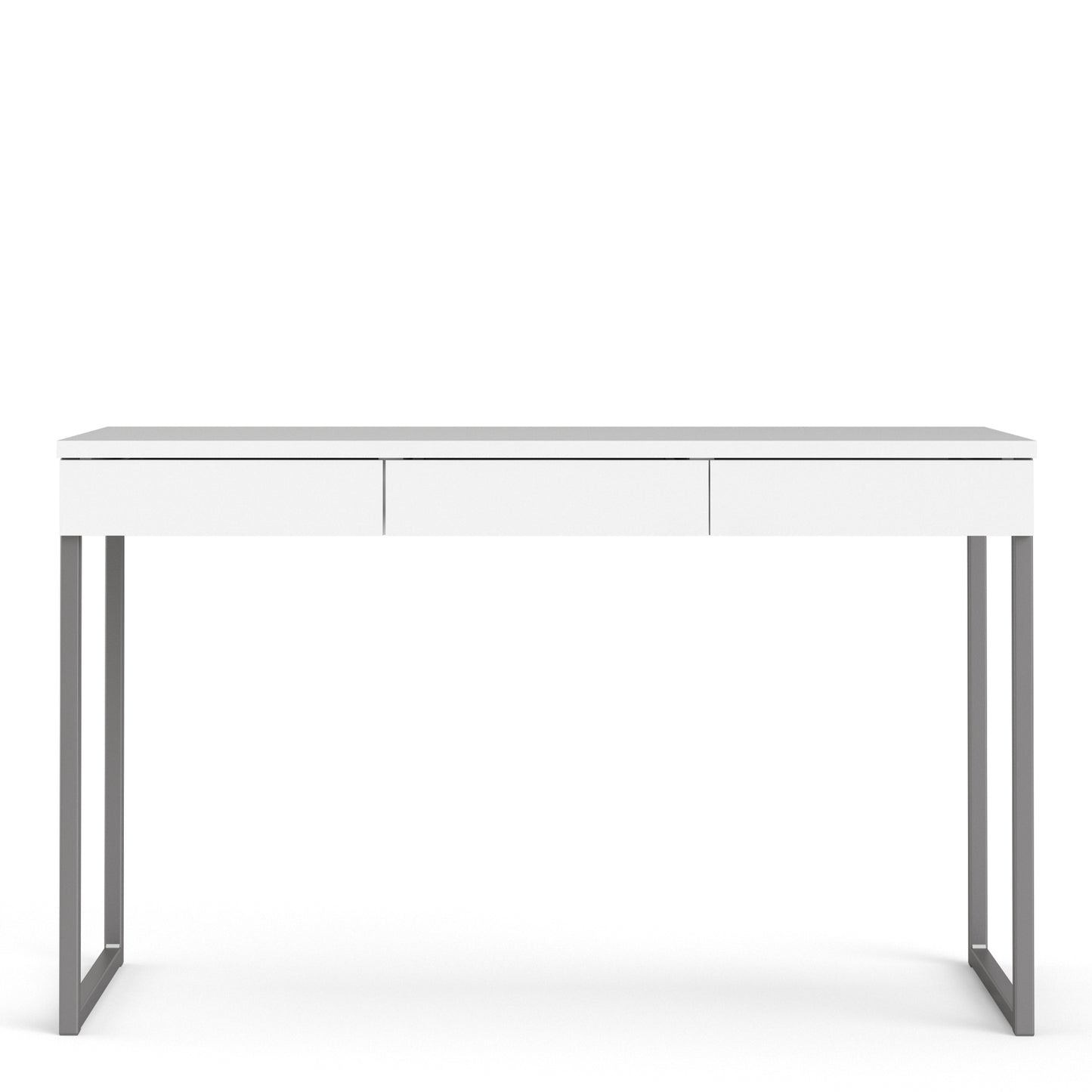 Function Plus Desk 3 Drawers in White