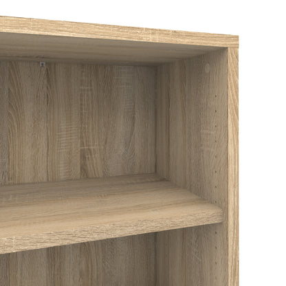 Prima Bookcase 2 Shelves With 2 Drawers And 2 Doors In Oak