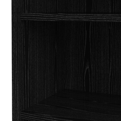 Prima Bookcase 5 Shelves in Black woodgrain