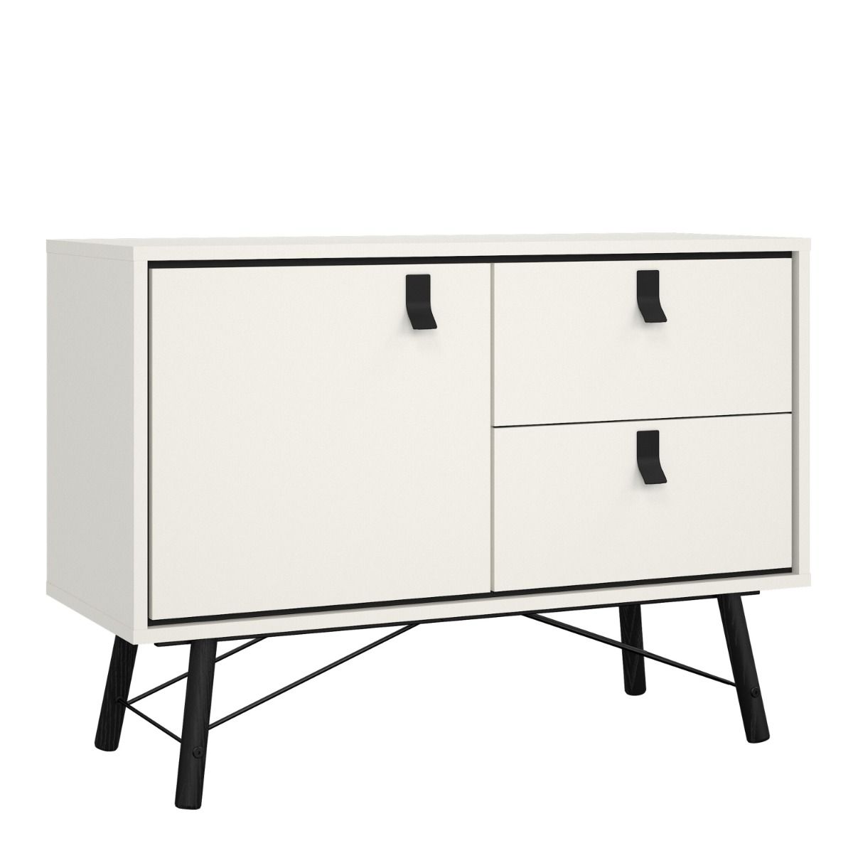 Ry Sideboard with 1 door + 2 drawers Matt White