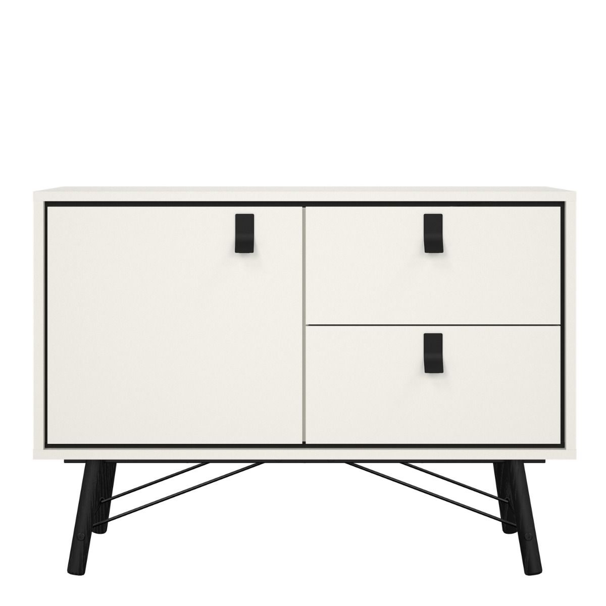 Ry Sideboard with 1 door + 2 drawers Matt White