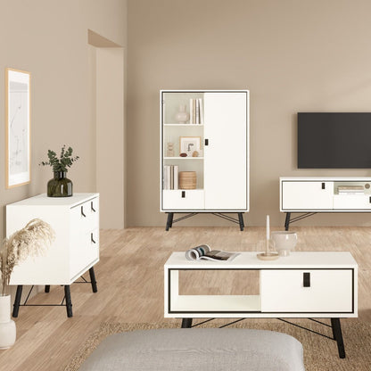 Ry Sideboard with 1 door + 2 drawers Matt White