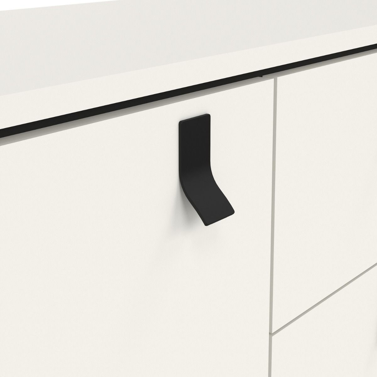 Ry Sideboard with 1 door + 2 drawers Matt White