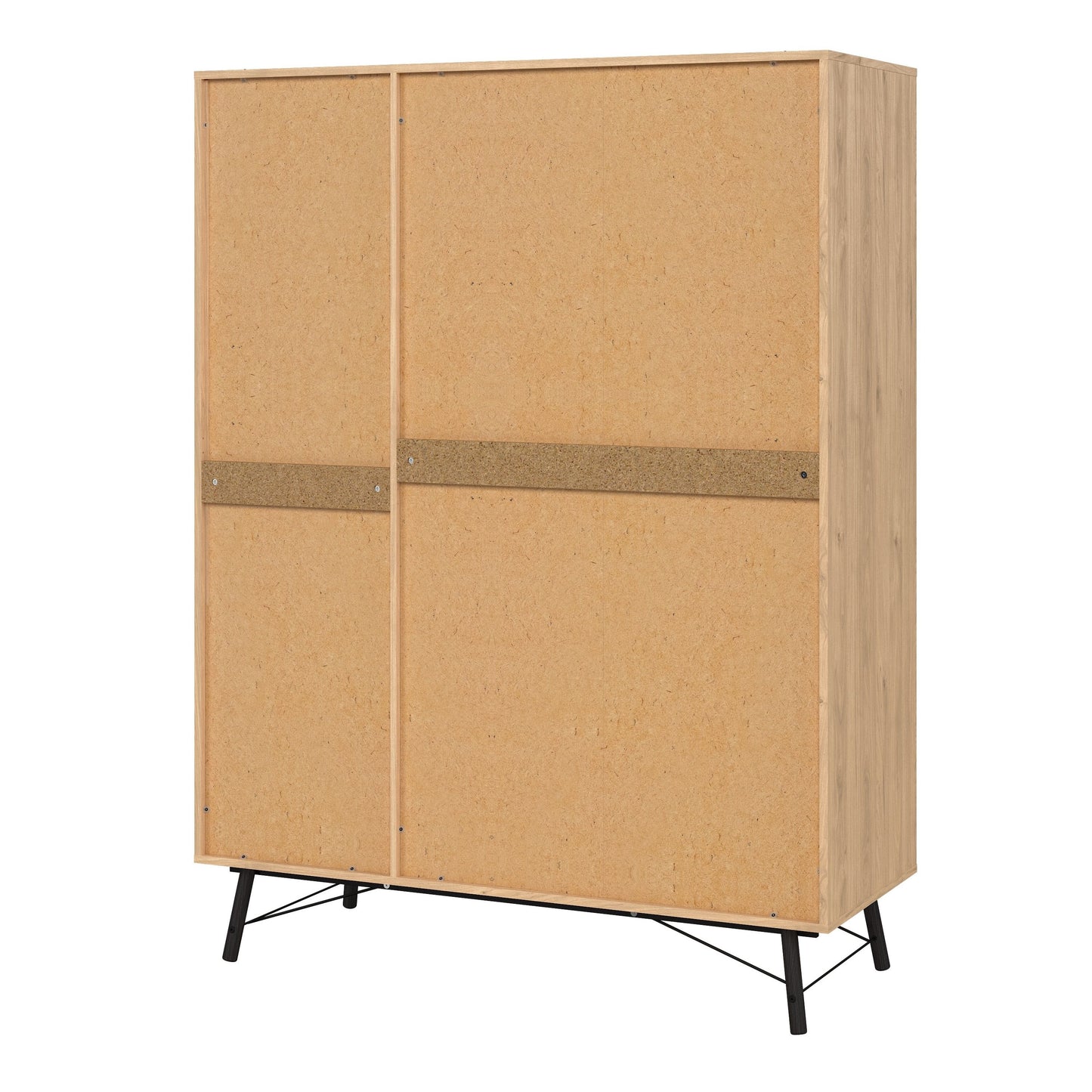 Ry Wardrobe 3 Doors + 3 Drawers in Jackson Hickory Oak