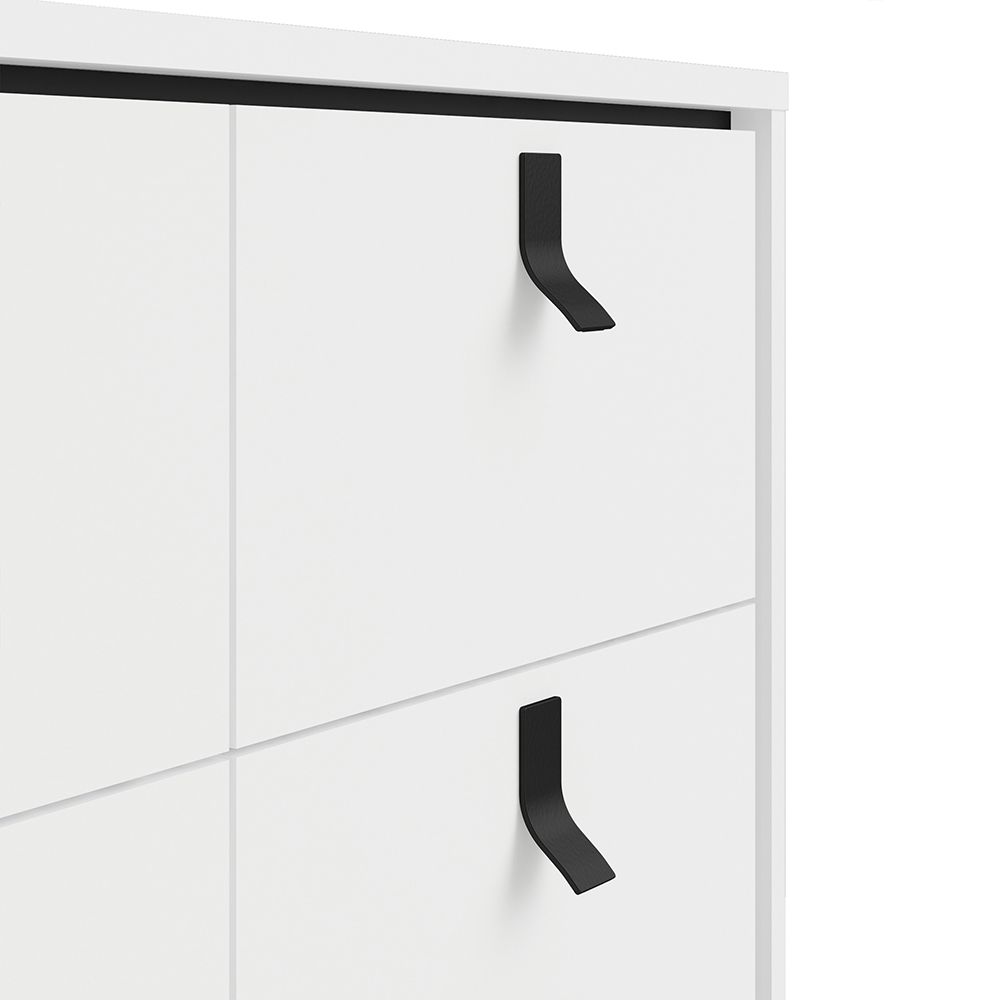 Ry Double chest of drawers 6 drawers in Matt White