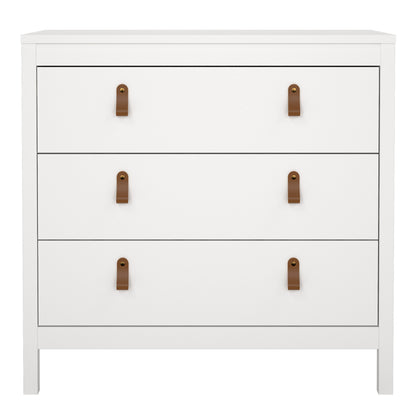 Barcelona Chest 3 drawers in White