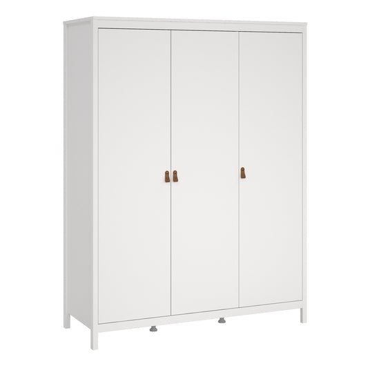 Barcelona Wardrobe with 3 doors in White