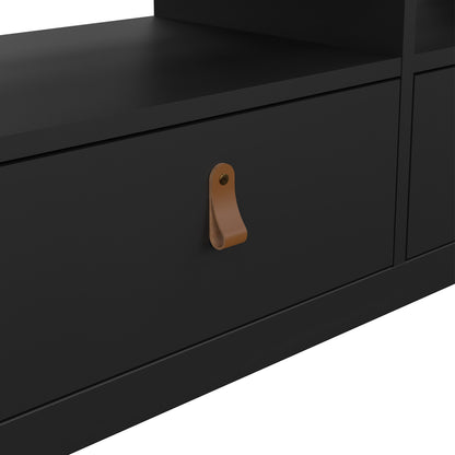 Barcelona Tv-unit 3 drawers in Matt Black