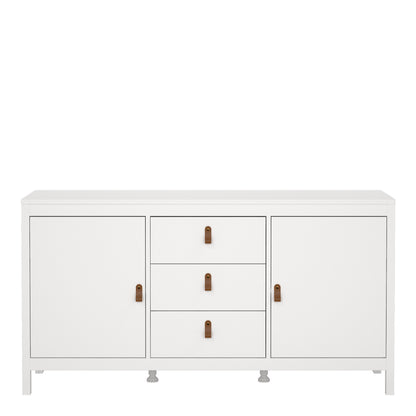 Barcelona Sideboard 2 doors + 3 drawers in White