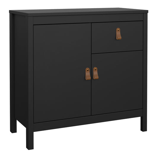 Barcelona Sideboard 2 doors + 1 drawer in Matt Black