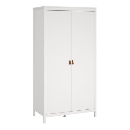 Barcelona Wardrobe with 2 doors in White