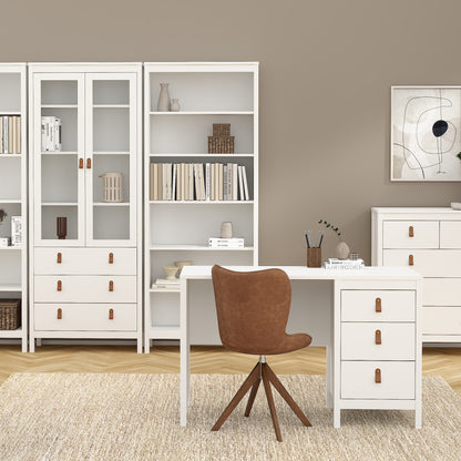 Barcelona Desk 3 drawers White