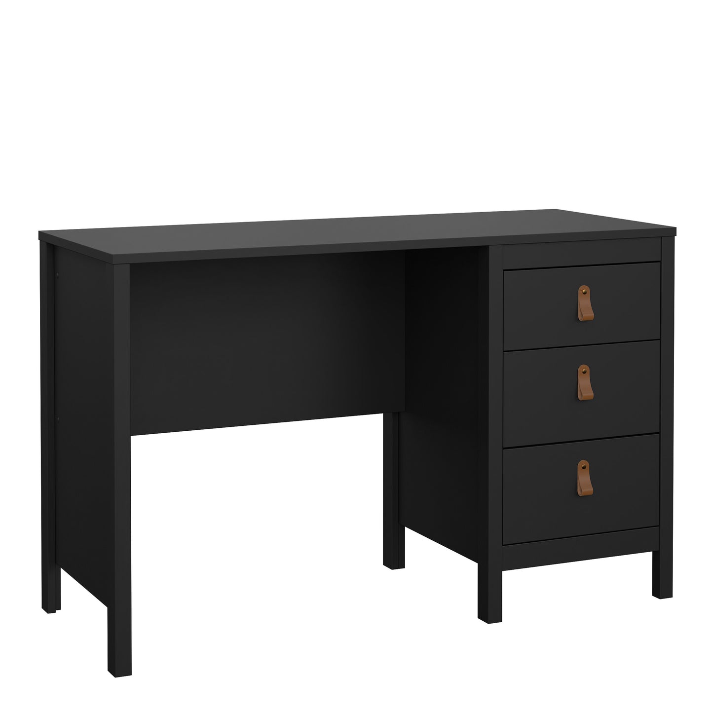 Barcelona Desk 3 drawers Matt Black