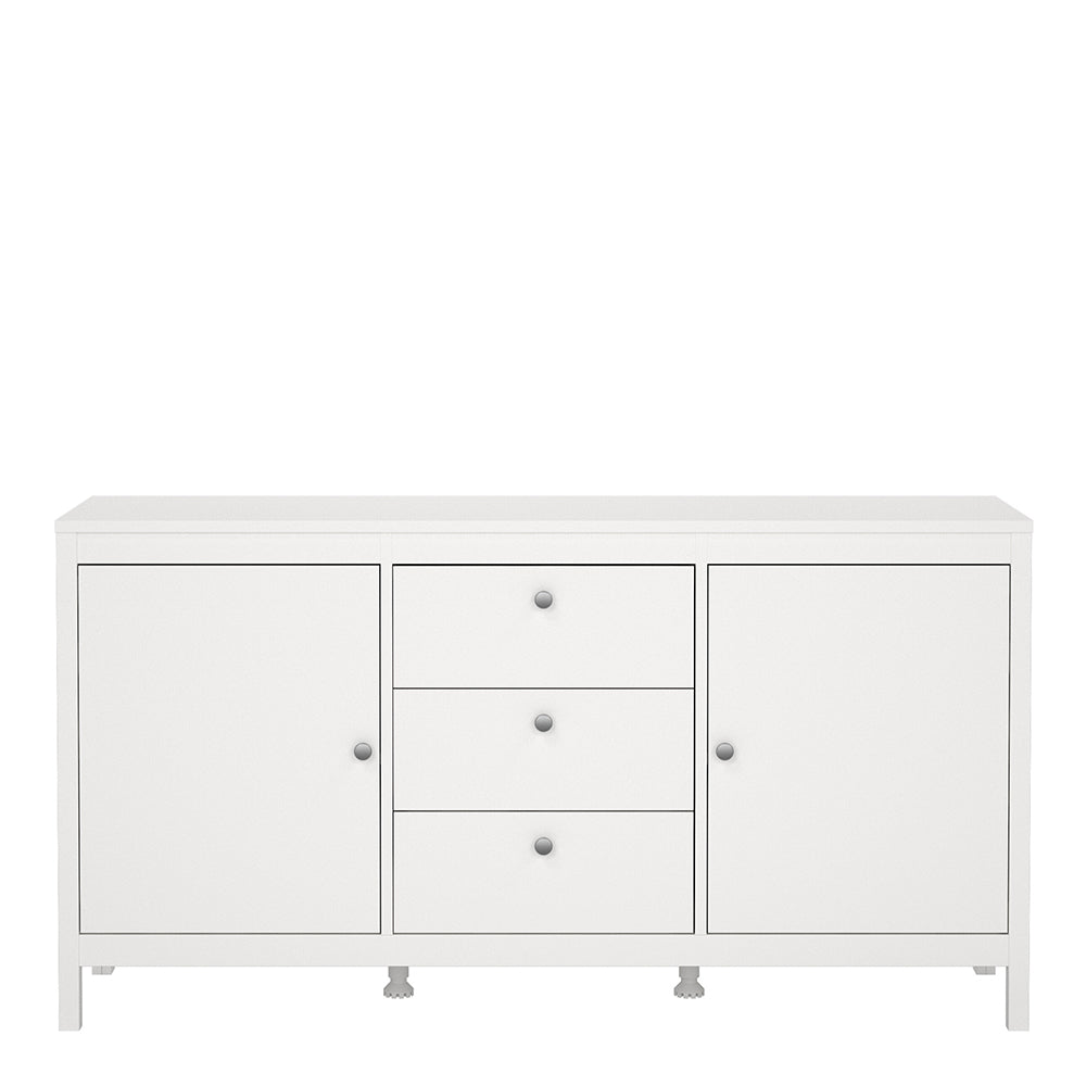 Madrid Sideboard 2 doors + 3 drawers in White