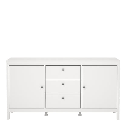 Madrid Sideboard 2 doors + 3 drawers in White