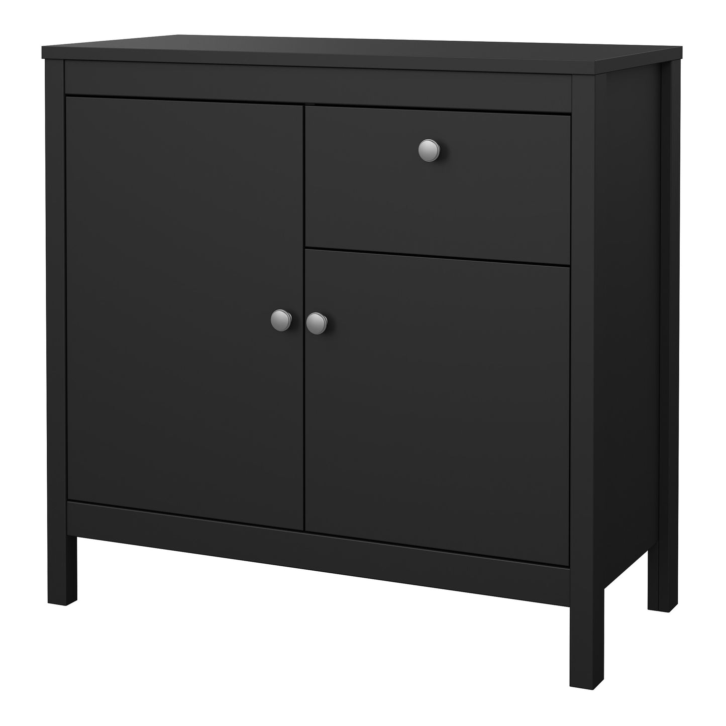 Madrid Sideboard 2 doors + 1 drawer in Matt Black