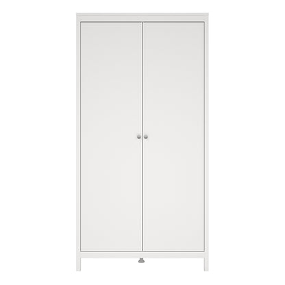 Madrid Wardrobe with 2 doors in White