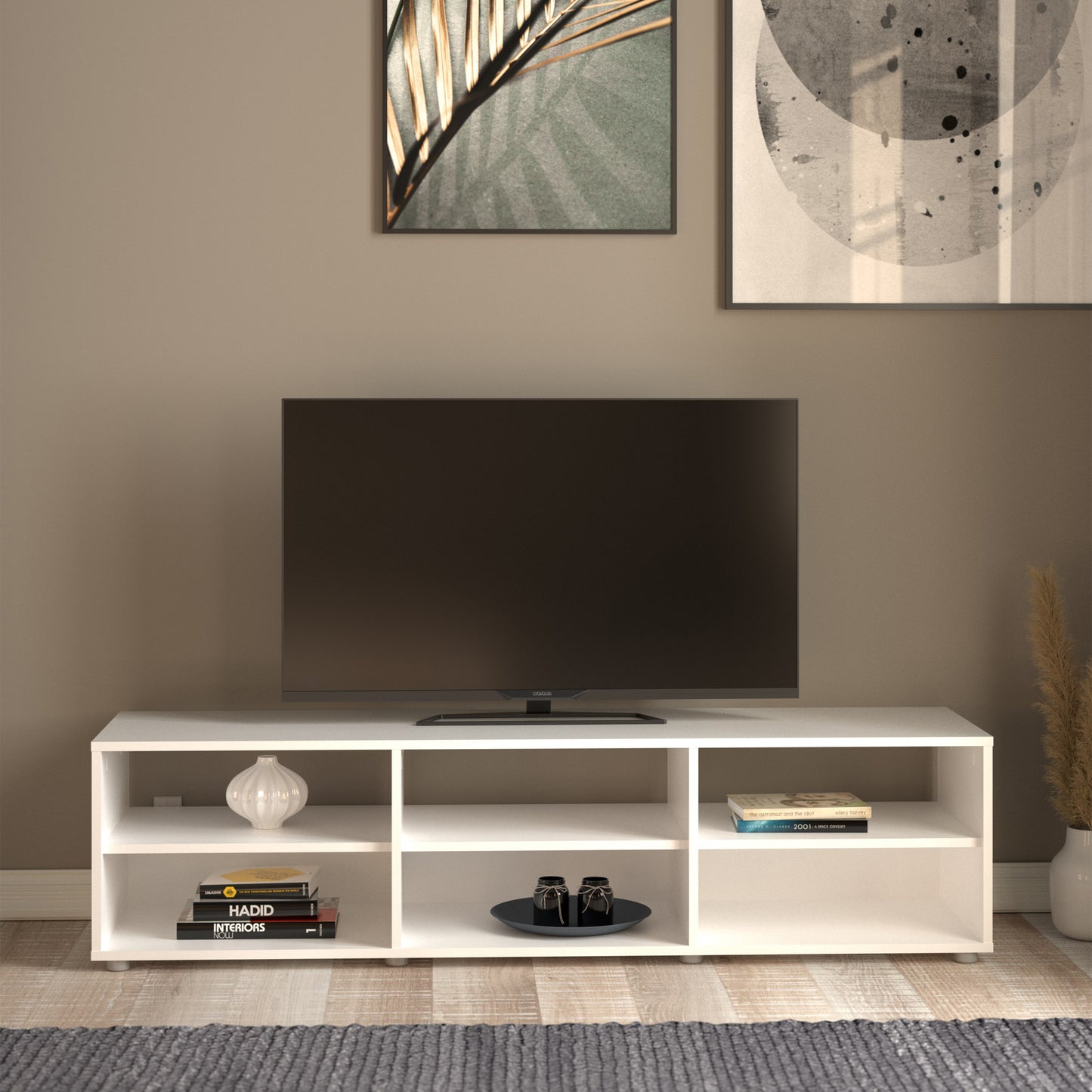 Media TV-unit 147 cm White