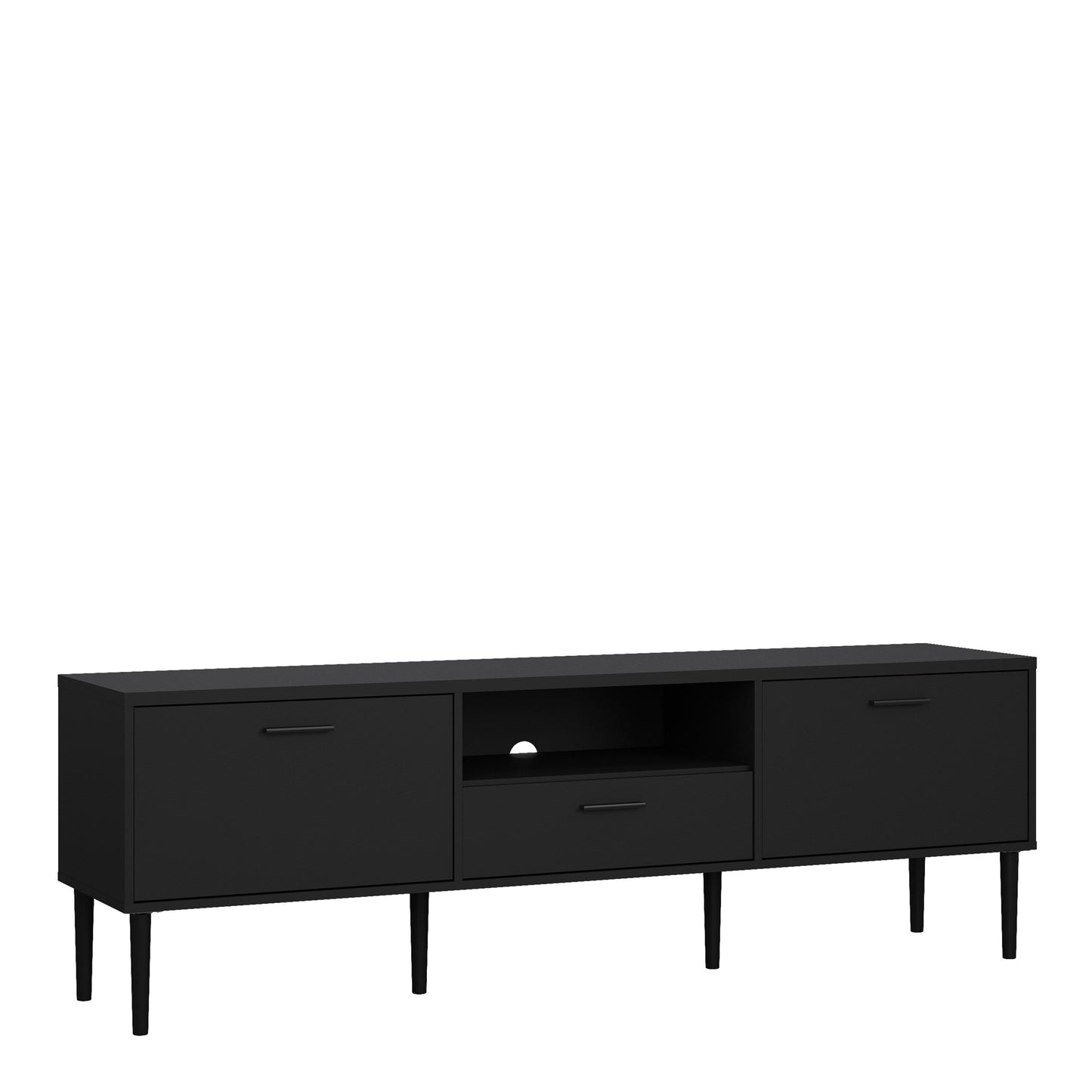 Media TV-Unit with 2 Doors + 1 Drawer