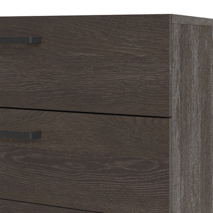 Dallas Double dresser 8 drawers Rovere Gessato Dark Oak