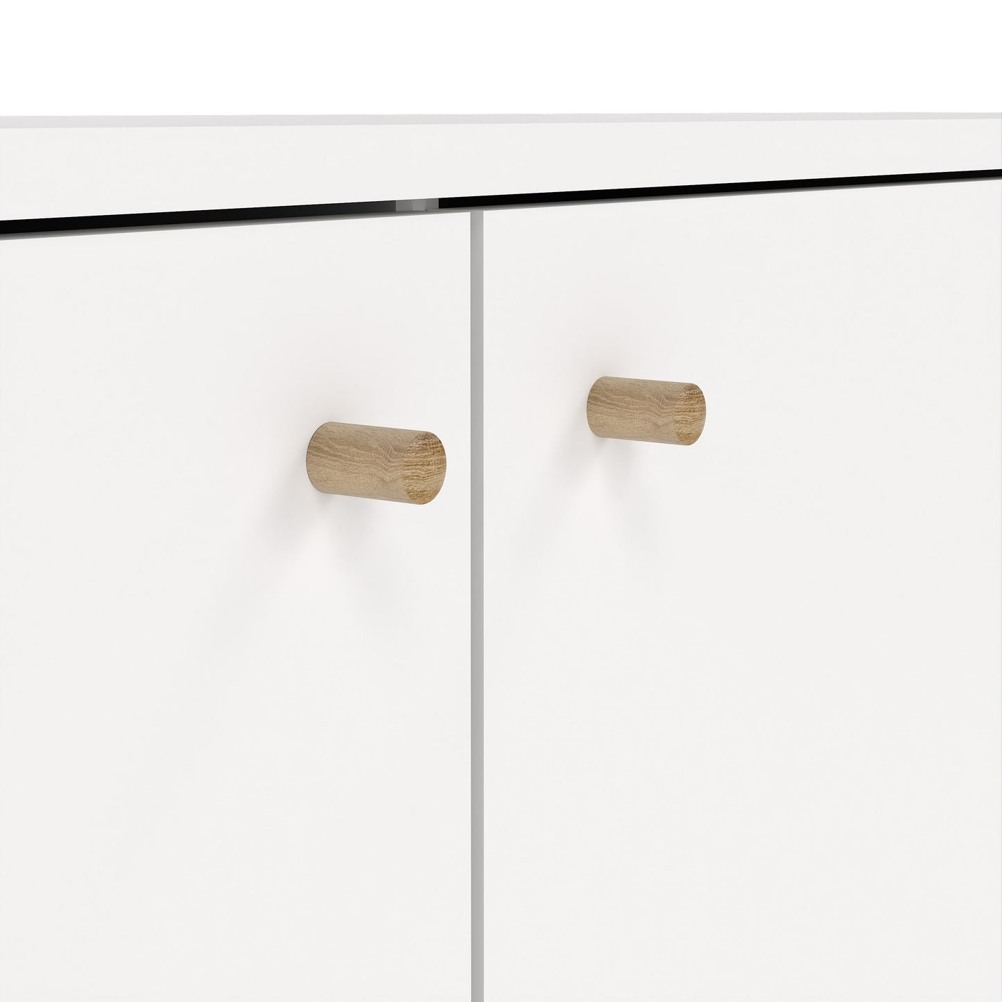 Cumbria Sideboard 2 Doors + 3 Drawers White