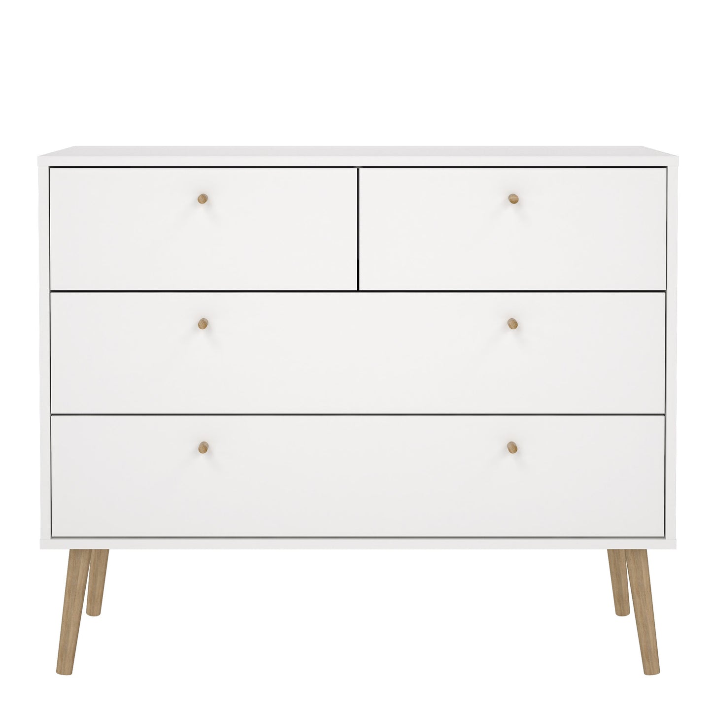 Cumbria Chest 2 + 2 Drawers White