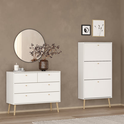 Cumbria Chest 2 + 2 Drawers White