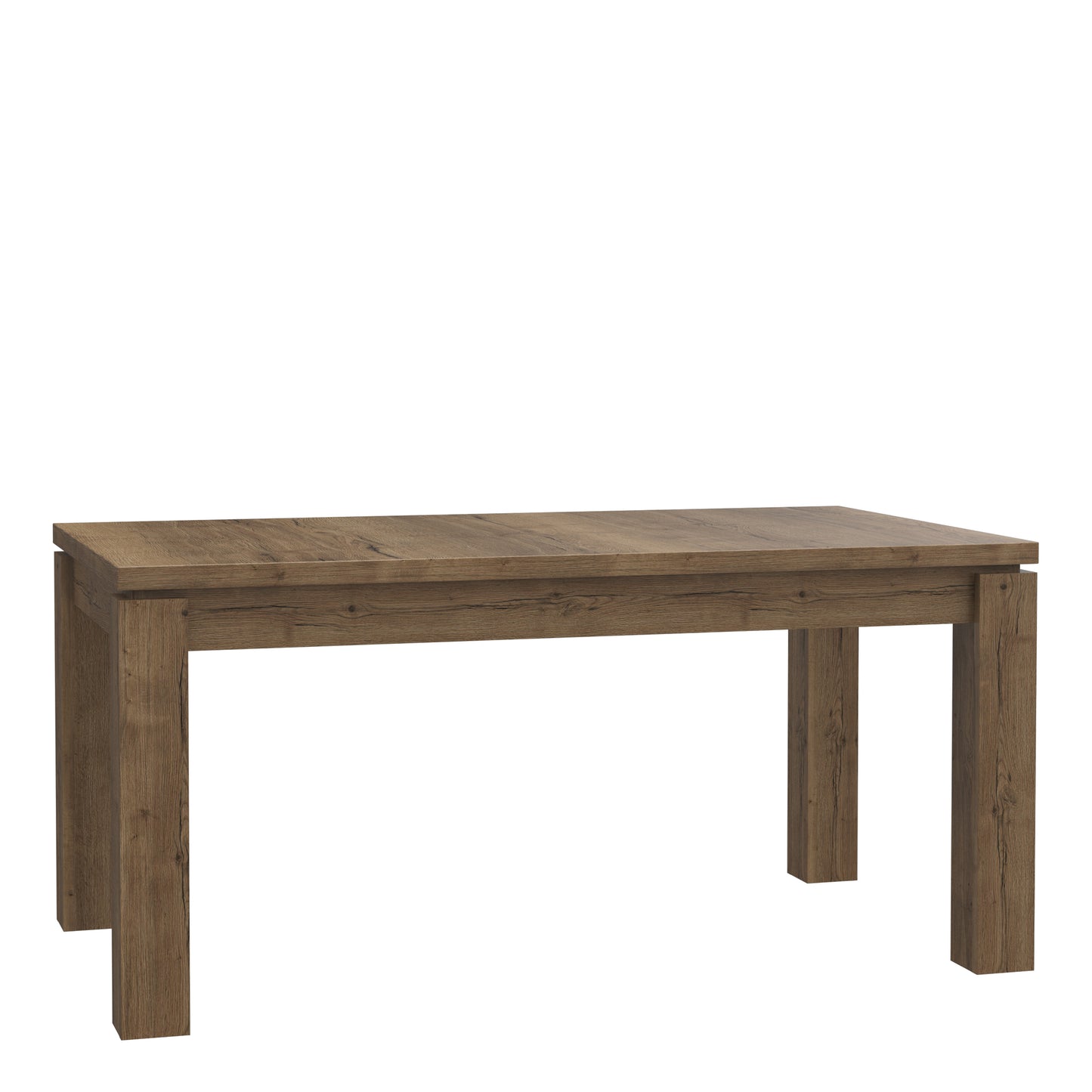 Corona Extending Dining Table in Tabak Oak