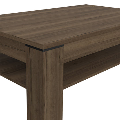 Corona Extending Dining Table in Tabak Oak