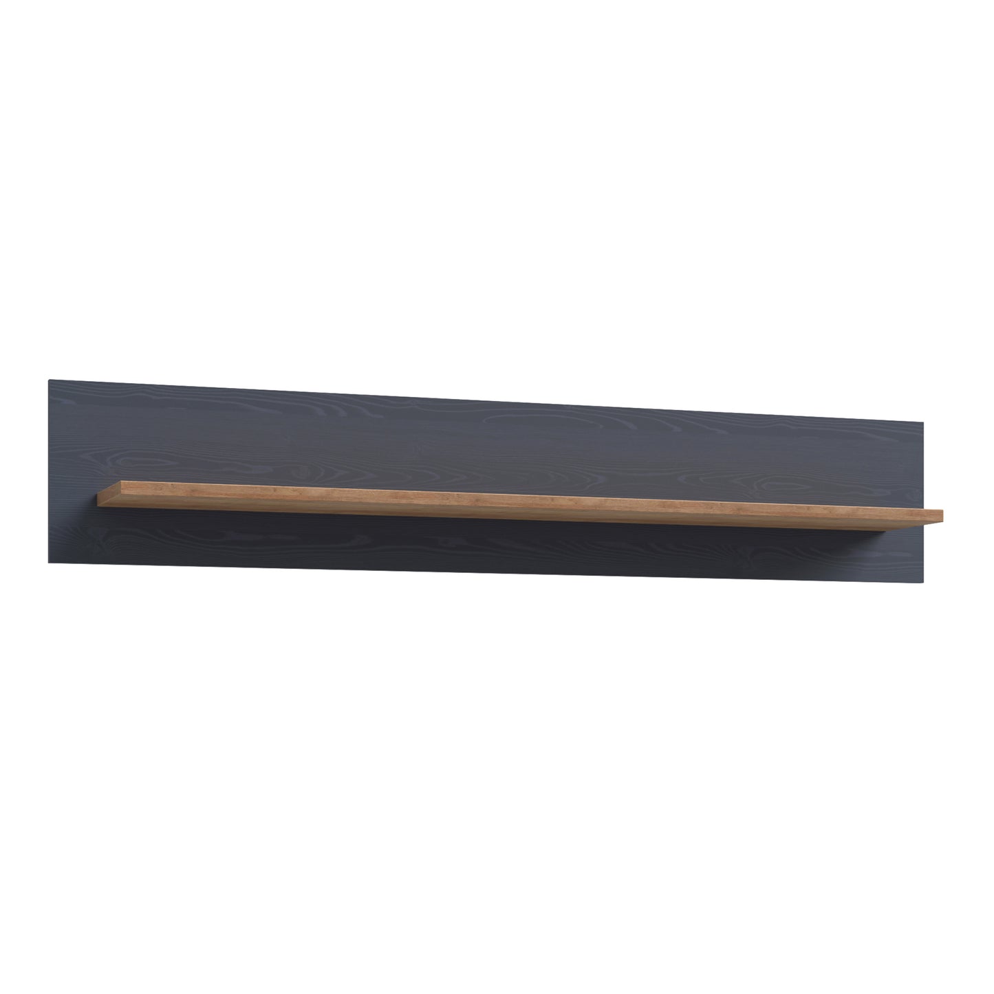 Bohol Wall Shelf in Riviera Oak/Navy